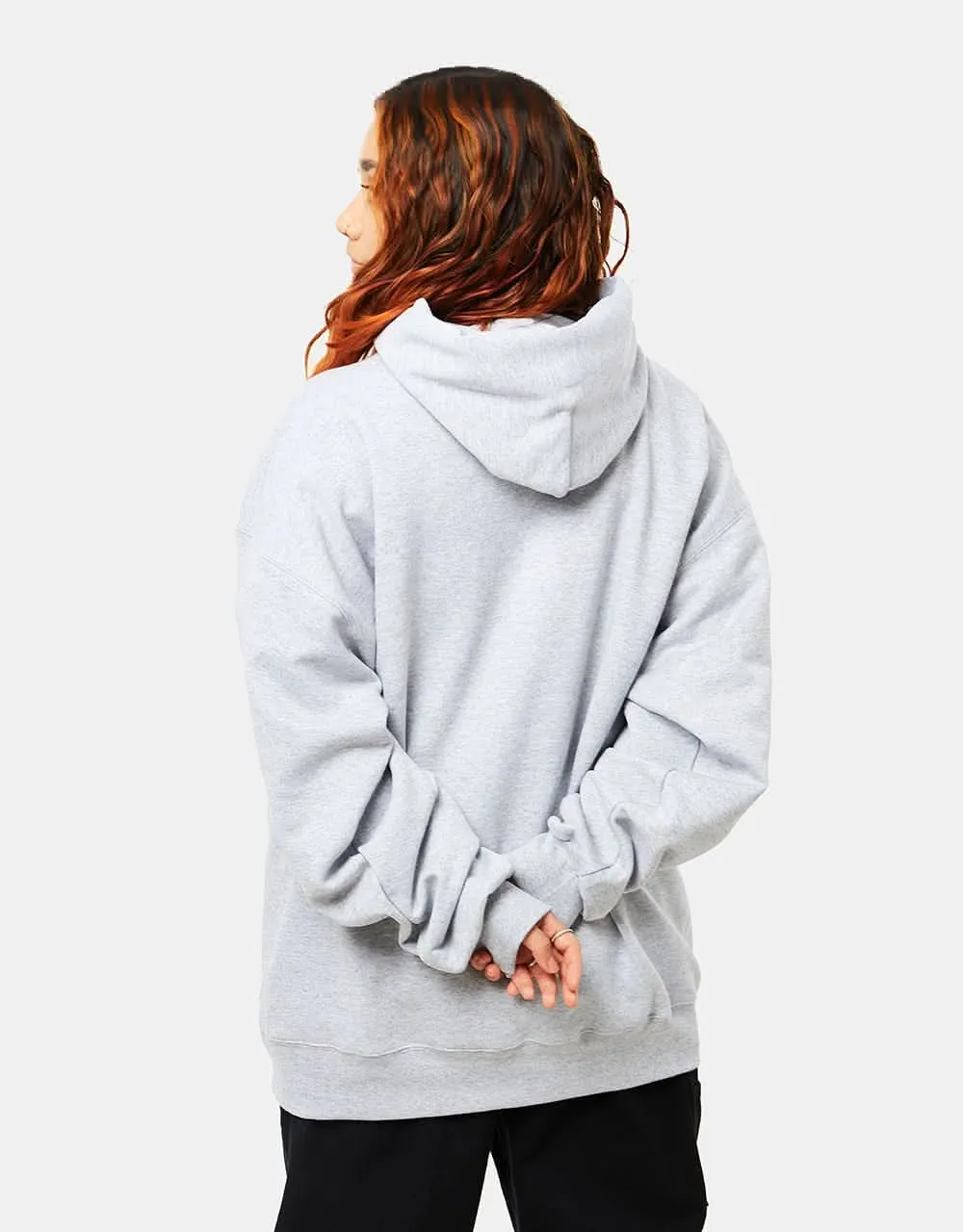 Thrasher Little Outline Pullover Hoodie - Grey