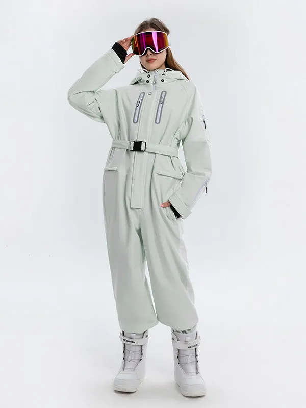 Women's Arctic Queen Mountain Infinity One Piece Snowsuit Ski Jumpsuit