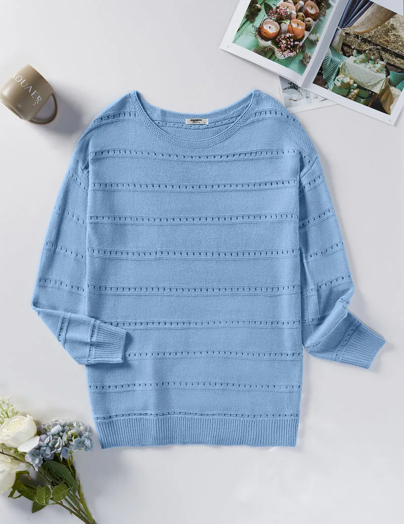 Zeagoo Womens Sweaters Cute Long Sleeve Off The Shoulder Tops